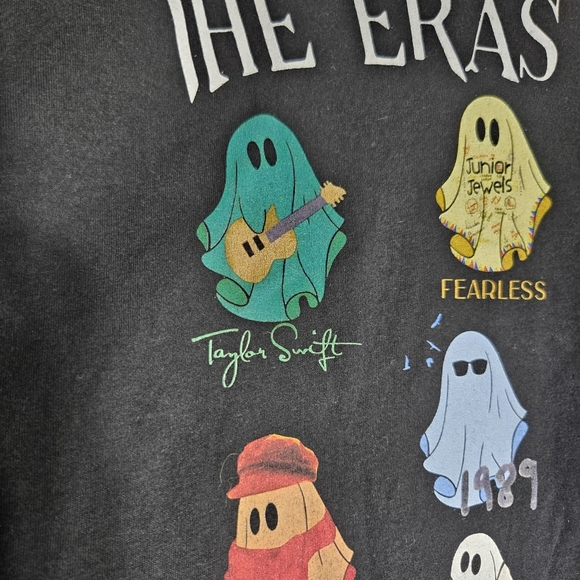 The Eras Tour Concert Ghost Tayloe Swift Halloween Swifties T Shirt Sz 5X - Picture 4 of 12